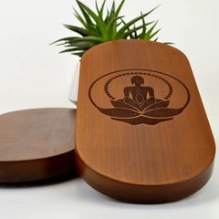 Sadhu Board “Lotus” with Thermal Ash Copper Nails 10 mm/0.4 inch
