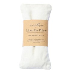 Sacksy Thyme Organic Linen Eye Pillow – Specially Designed for Relaxation, Yo…