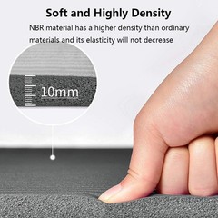 LFS Yoga Mat 31.5 inch 10mm Hangable Extra Wide and Extra Thick Non Slip Exer…