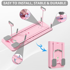 5-in-1 Foldable Pilates Reformer Board for Home Workout & Fitness