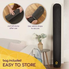 Large Yoga Mat 6’x4’x8mm Extra Thick, Durable, Eco-Friendly, Non-Slip & Odorl…
