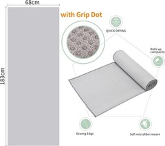 2 Pack Yoga Mat Towels – Anti-Slip Microfiber for Bikram & Pilates