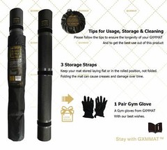 Gxmmat Large Yoga Mat 72″x 48″(6’x4′) x 7mm for Pilates Stretching Home Gym Work