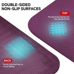 Stepwaver Yoga Mat Purple 72″x48″x0.25″