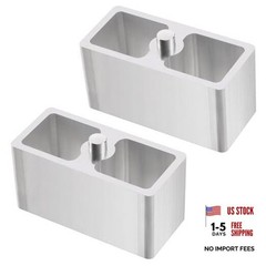2 inch Universal Leaf Spring Lowering Block, 2 Pack Aluminum 2 inch Lower Block