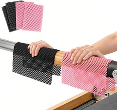 Pilates Grip Pads 4-Pack, Non-Slip Hand Grip Mat for Pilates Reformer, Cadillac