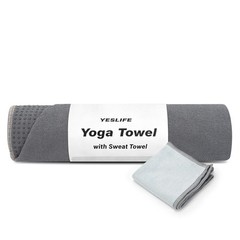 Non Slip Extra Thick Hot Yoga Towel with One Sweat Towel Microfiber Sweat