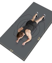 Large Exercise Mat (6’x 3′), Extra Wide Workout Mat for Men and Women, Yoga M…