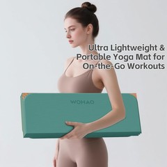 7-Fold Yoga Mat 70″X24″ – 1/2 Inch Thick Folding Exercise Mat, Compact Non-Slip