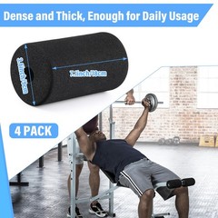 4PCS Foam Foot Pads Replacement For Weight Bench Inversion Table Gym Equipment