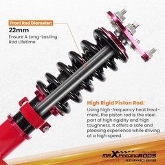 Coilovers for Toyota Corolla E130 2003-2008, for Toyota Matrix XRS E130 Red