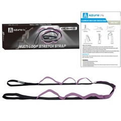 HalfElastic Stretch Straps with 11 Loops, Stretching Strap for Physical Thera…
