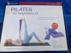 Vintage GAIAM Pilates for Beginners Workout Kit. NEVER USED. Still in packaging