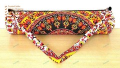 Mandala Fancy Yoga Mat Carrier Bag With Shoulder Strap Zipper Yoga Bags