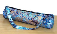 New Indian Purple Tie Dye Yoga Mat Carrier Bag Handmade Bags With Shoulder Strap