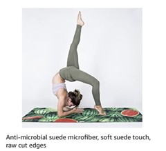 New LEUS Yoga Mat Towel Suede Microfiber 68×24