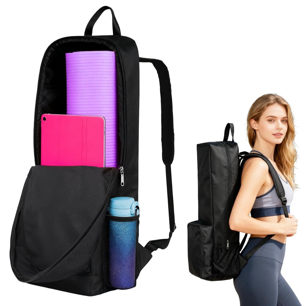 Yoga Mat Bag -Yoga Mat Bag Carrier with Pockets and Adjustable Strap, Lightwe…