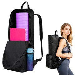 Yoga Mat Bag -Yoga Mat Bag Carrier with Pockets and Adjustable Strap, Lightwe…