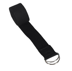 EVA Yoga Block Black High Density Easy Grip and Black Resistance Yoga Strap