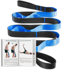 Trideer Non-Elastic Stretching Strap with Loops for Physical Therapy & Rehab, Kn