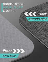 Yoga Mat Double-Sided Non Slip, 72” X 32” X 7Mm – Extra Wide & Thick Yoga Mat