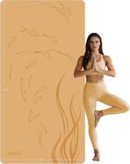 Extra Wide Non-Slip Yoga Mat 76″x40″x10mm – Ideal for Home Workouts