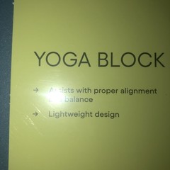 Set Of 2 All in Motion 4″ X 6″ X 9″ Lightweight Yoga Blocks Sky Blue