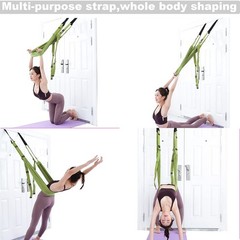 Tchrules Leg Stretcher Strap Backbend Training Belt w/Door Anchor Flexibility Yo