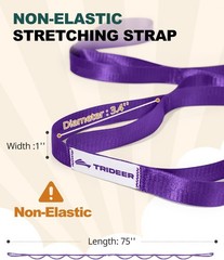 10-Loop Stretching Strap for Flexibility – Perfect for Rehab & Yoga