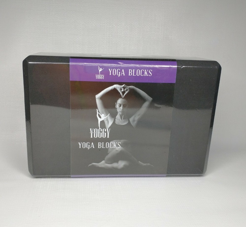Yoga Block Black Foam