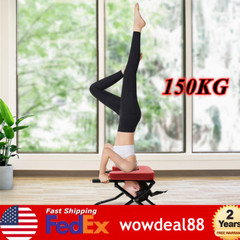 New Yoga Headstand Bench Exercise Workout Fitness Training Chair Stand Equipment