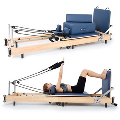 NAIZEA Pilates Reformer Machine Equipment with Spring forWorkout Foldable 500lbs