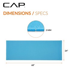 Barbell HHY-CF004B Fitness Yoga Mat, Blue, Original version