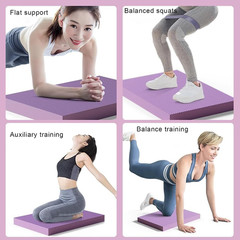Exercise Balance Pad, Non-Slip Cushioned Foam Mat & Knee Pad for Fitness and Sta