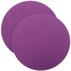 2Pcs Purple Yoga Kneeling Pads Durable Cushion for Fitness Workout