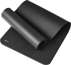 1/2 Inch Extra Thick Exercise Yoga Mat with Carrying Strap Cushioned Support
