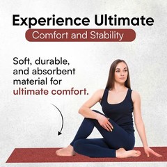 Yoga Towel-Ground and Grip Soft Yoga Mat Towel (73 in x 26 in) Sedona (Terrac…