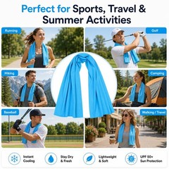 Cooling Towels 43.3″ x 15.7″ – Ice Towel, Sweat Towel, Cooling Towels for Nec…
