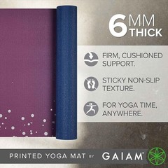 Yoga Mat Non Slip Exercise & Fitness Mat Floor Workouts 68″L x 24″W x 6mm Thick
