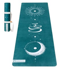 Non-Slip Eco-Friendly Yoga Mat 5mm with Strap – Lightweight 72″x24″ for Home Gym