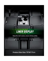 VIWIK Floor Mats Fit for Toyota Prius 2023 2024, TPE Floor Liners All Weather…