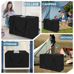 Folding Mattress Storage Bag, Fits 4″ Single Mattress 650D Oxford Cloth Trifo…