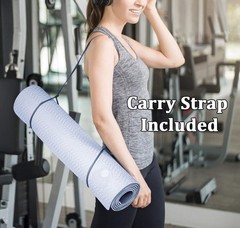 Yoga Mat Thick Non Slip Anti-tear Pilates Mat Eco Friendly Hot Yoga Mats for …