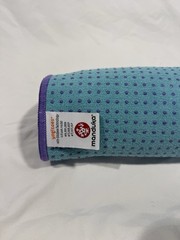 Manduka – Yogitoes Long Yoga Mat Towel, Purple & Blue / Teal, 69in x 24in x 3mm