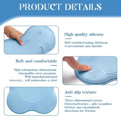 Yoga Knee Elbow Cushions Extra Thick Foam Knees Elbows Wrists Hands 2 PCS