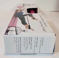 Empower Portable Pilates Studio Resistance Bar Fitness System Pink NIB