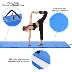 High Density EPE Foam Gym Mat Foldable Non-Slip Durable Yoga Gymnastics New