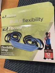 Thrive Flexibility & Stretching Strap 90” Arms Hands Feet Shoulders 12 Positions