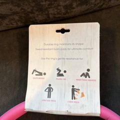 Dual Grip 15″ Pilates Magic Circle Ring Fitness Resistance Training Yoga Ring