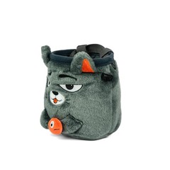 YY Vertical Cat Rock Climbing Chalk Bag, Perfect for Both Adults and grey